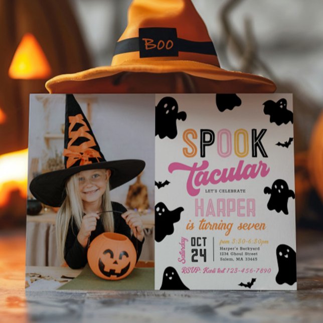 Girly Spooktacular Halloween Einladung (Von Creator hochgeladen)