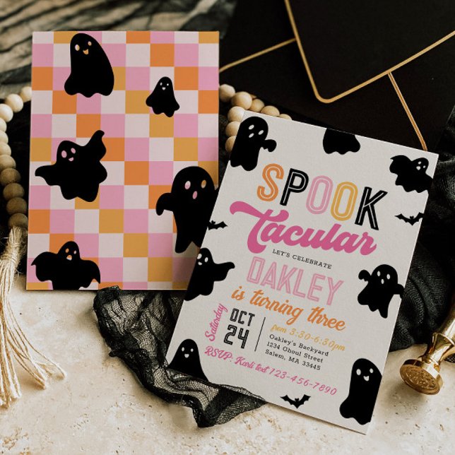 Girly Spooktacular Halloween Einladung (Von Creator hochgeladen)