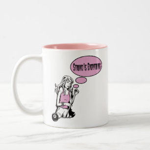 Girly Stichwort Zweifarbige Tasse