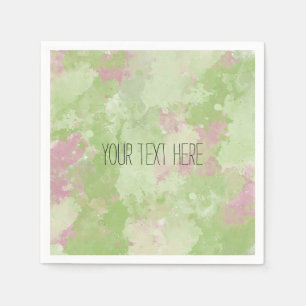Girly tadelloses rosa abstraktes serviette