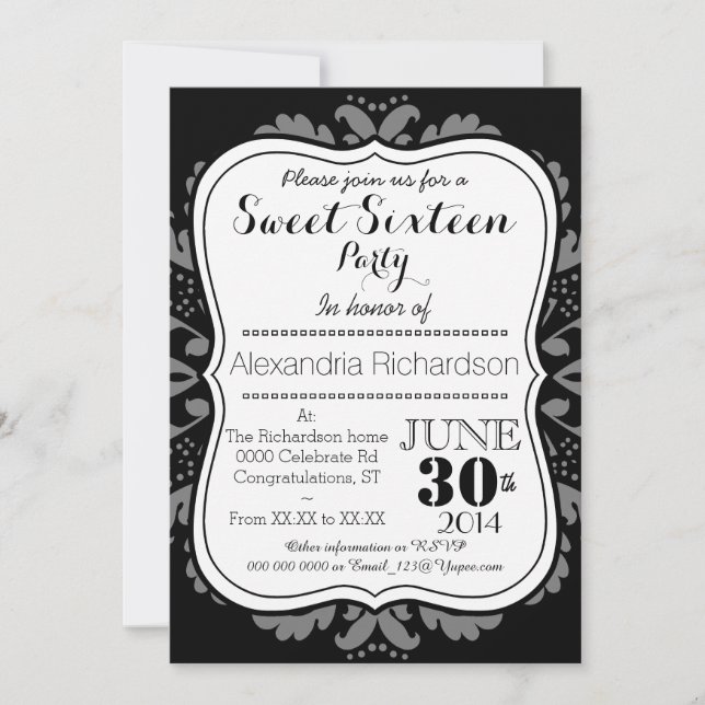 Girly Tag der toten niedlichen Katze 16. Einladung (Vorderseite)