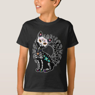 Girly Tag der toten niedlichen skeleton T-Shirt
