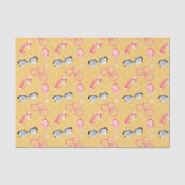 Girly Things (Design 37 Yellow/Orange Series) Seidenpapier