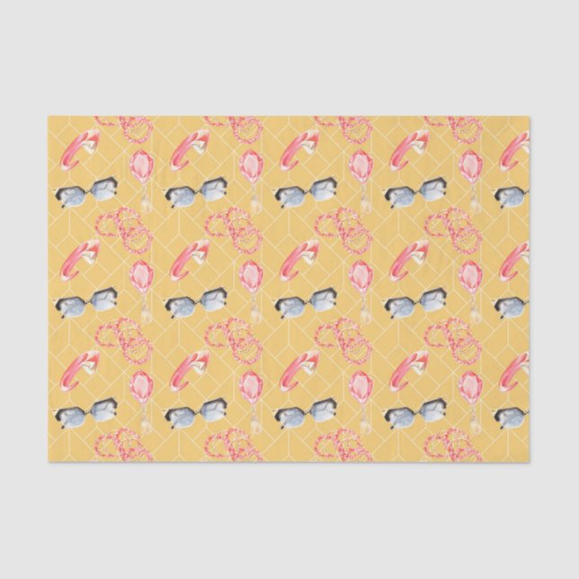 Girly Things (Design 37 Yellow/Orange Series) Seidenpapier (Vorderseite)