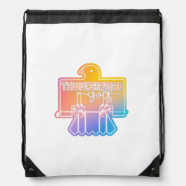 Girly Thunderbird Golf Drawstring Bag Sportbeutel