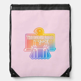 Girly Thunderbird Golf Drawstring Bag Sportbeutel