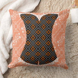 Girly Time Corset Geo formt Throw Kissen 20 x 20"