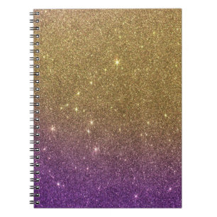 Girly Trendy Imitat-Steigungs-Glitzer Notizblock