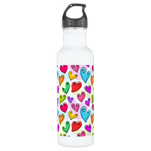 Girly Vibrants Herts Niedlich Romantischer Valenti Trinkflasche