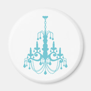 Girly Vintag Chandelier Magnet