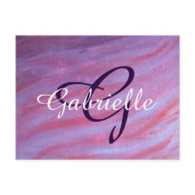 Girly Zebra Abstrakt | Niedlich rosa Lila