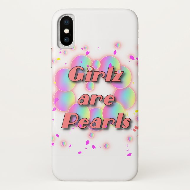 GIRLZ SIND PEARLS Case-Mate iPhone HÜLLE (Rückseite)