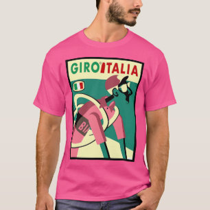 Giro D Italia Abstrakt Whimsical Bicycle Racing P T-Shirt
