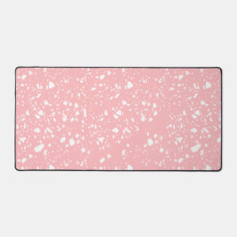 Giro Pastel Pink Abstrakt Terrazzo Muster Schreibtischunterlage