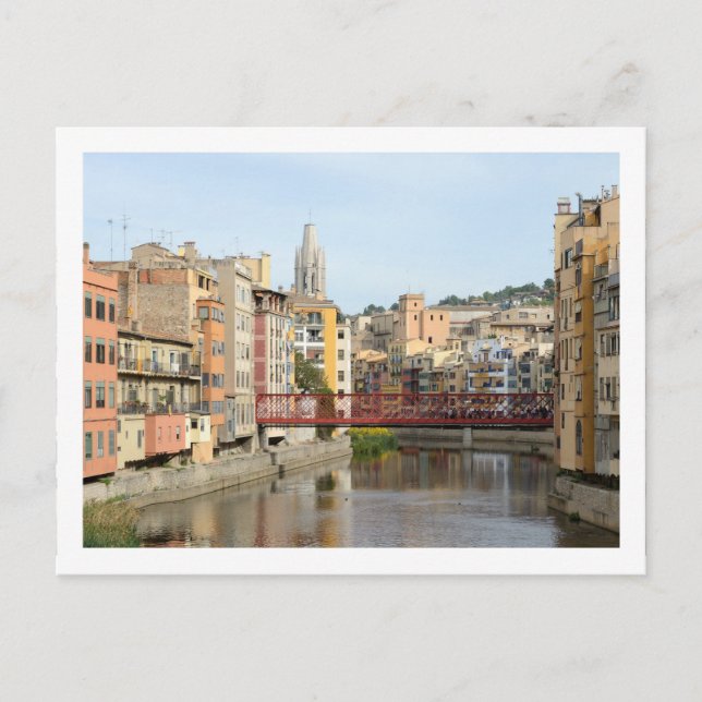Girona (Gerona) Postkarte (Vorderseite)