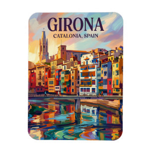 Girona Spanien Magnet