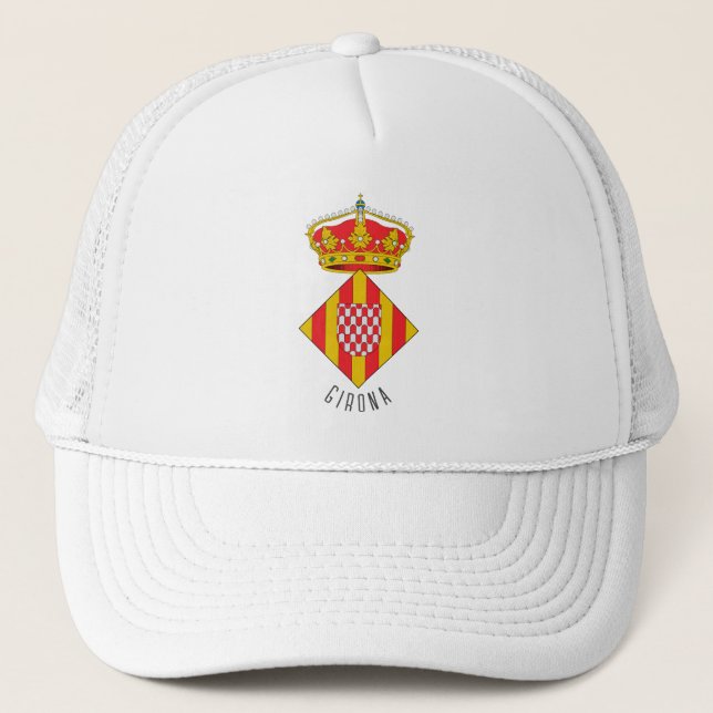 Girona-Wappen Truckerkappe (Vorderseite)