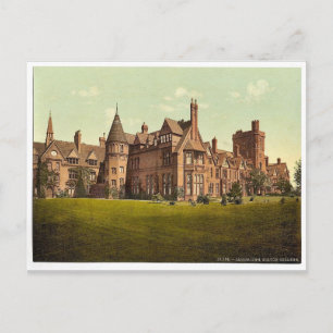 Girton College, Cambridge, England Vintage-Foto Postkarte