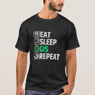GIS Geographie Geografisches Informationssystem T-Shirt