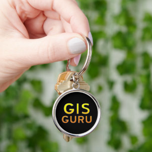 GIS Guru-Schlüsselanhänger Schlüsselanhänger