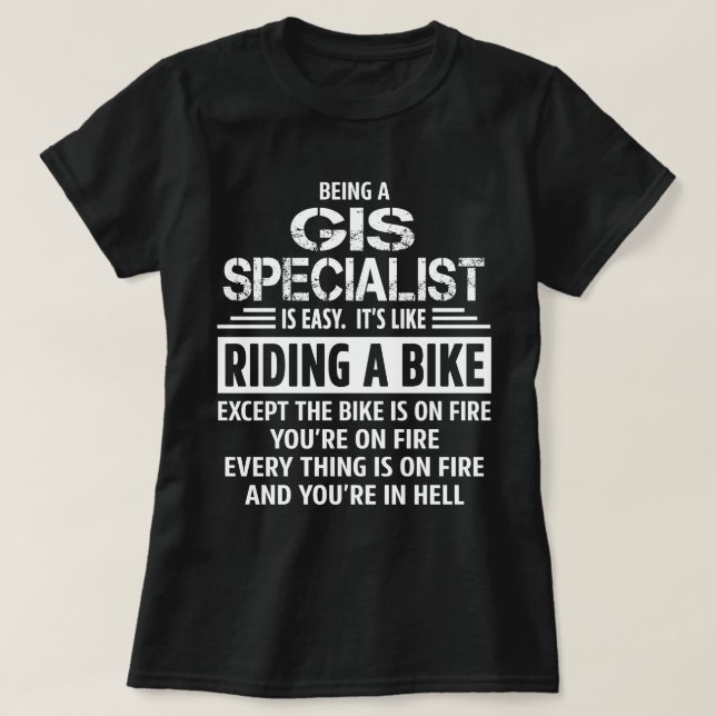 GIS-Spezialist T-Shirt (Design vorne)