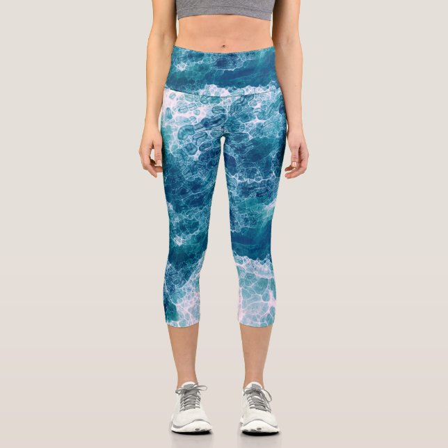 Gischt Capri Leggings (Vorderseite)