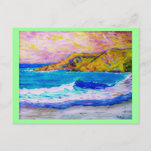 Gischt Postkarte (Vorderseite)