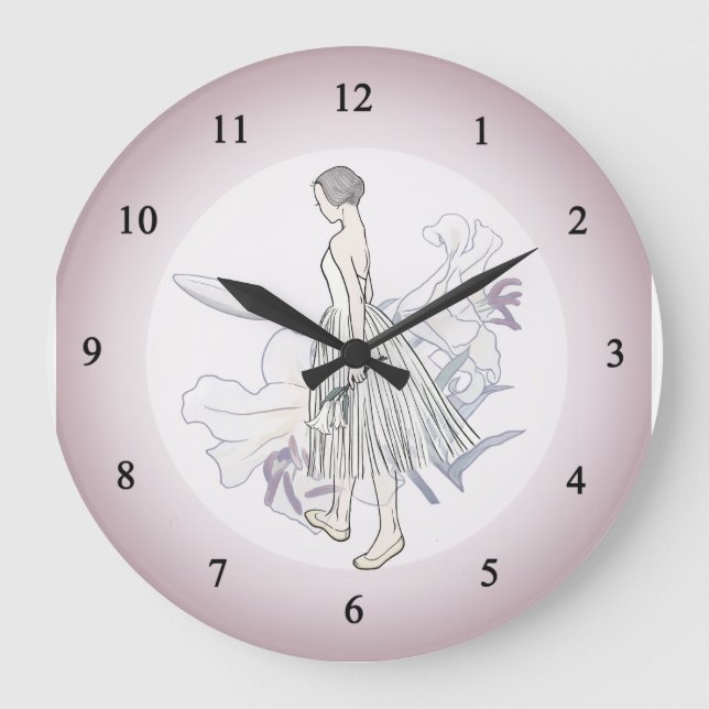 Giselle ゼ ル große wanduhr (Vorderseite)