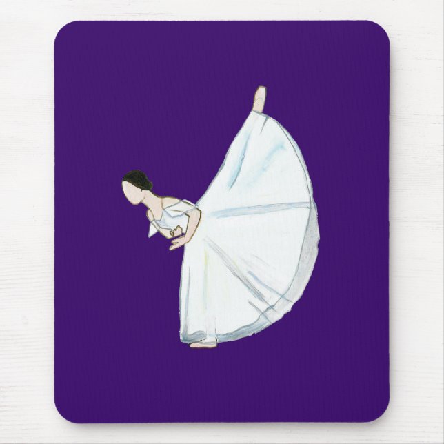 Giselle, Mausunterlage der Taten-II (lila) Mousepad (Vorne)