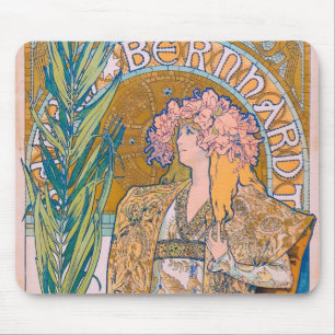 Gismonda, Sarah Bernhardt, Mucha Mousepad