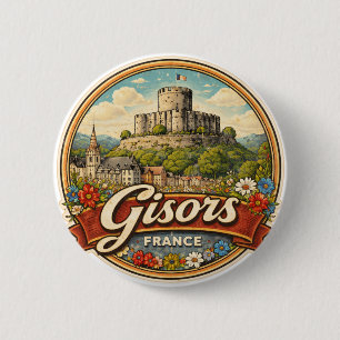 Gisors Frankreich Button