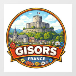 Gisors Frankreich  Fensteraufkleber