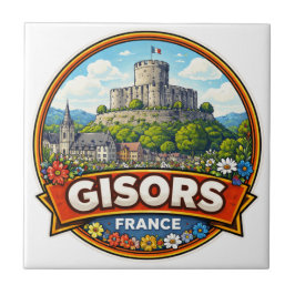Gisors Frankreich  Fliese