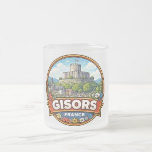 Gisors Frankreich Mattglastasse