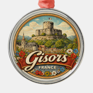 Gisors Frankreich Ornament Aus Metall