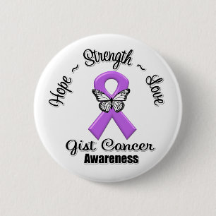 GIST Cancer Hope Strength Liebe Button