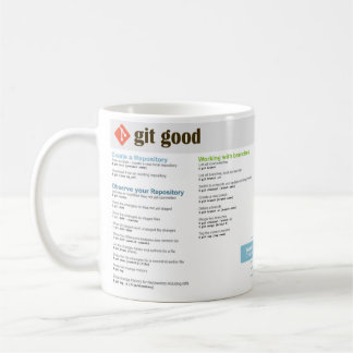 Git Good Git Cheatsheet Tasse