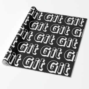 Git Wrapping Paper Geschenkpapier