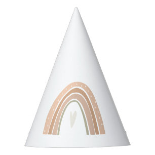 GITA Boho-Chic-Pastell-Regenbogen-Geburtstagsfeier Partyhütchen