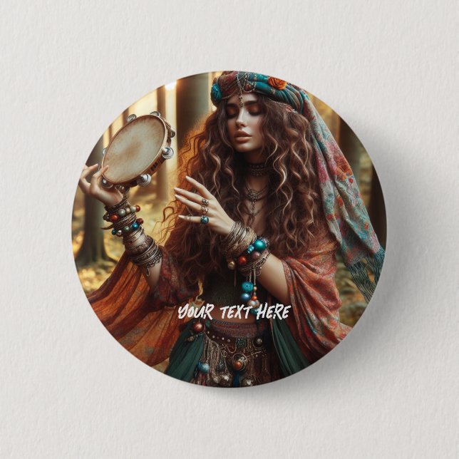Gitana Button (Vorderseite)