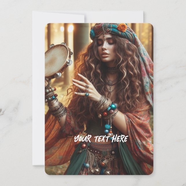 Gitana Feiertagskarte (Vorderseite)