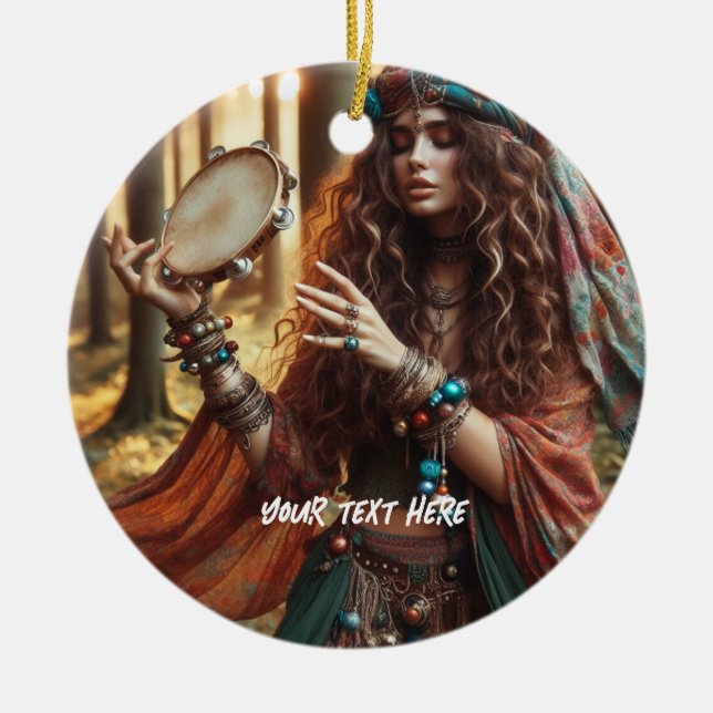 Gitana Keramik Ornament (Vorne)