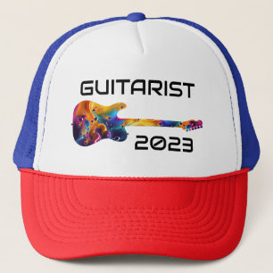 GITARIST 2023 FARBBIGE GITARBEN-GIFT TRUCKERKAPPE
