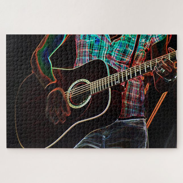 Gitarre 1 20x30 1014pc jpcn puzzle (Horizontal)