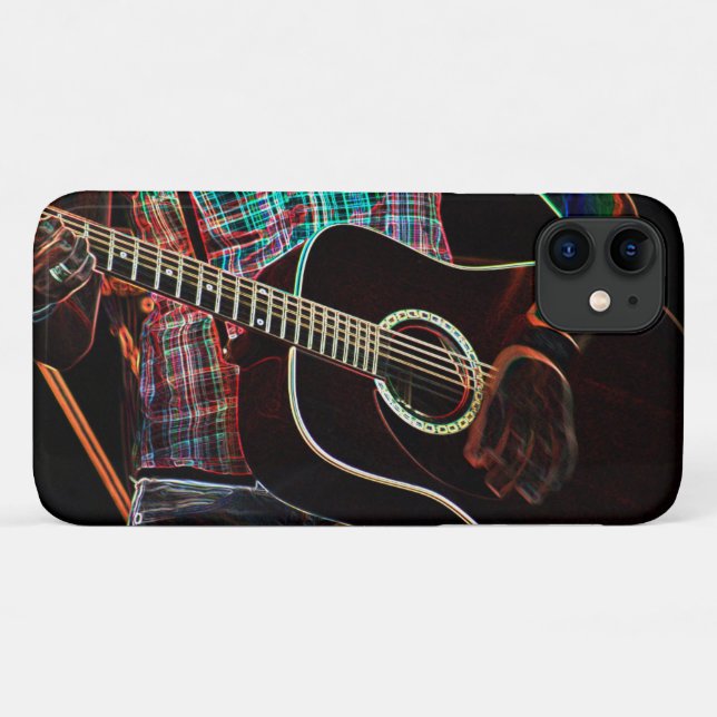 Gitarre 1 iphcna Case-Mate iPhone hülle (Rückseite (Horizontal))