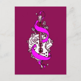 Gitarre 2 postkarte