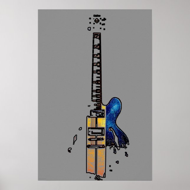 Gitarre 4 wapcn poster (Vorne)