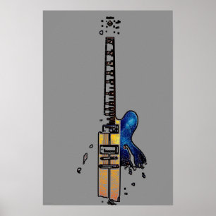 Gitarre 4 wapcn poster