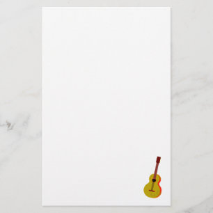 Gitarre Abstrakt Schlicht Graphic Briefpapier
