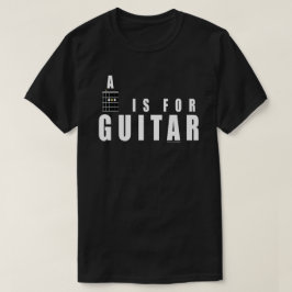 Gitarre Akkord A ist für Gitarre T-Shirt
